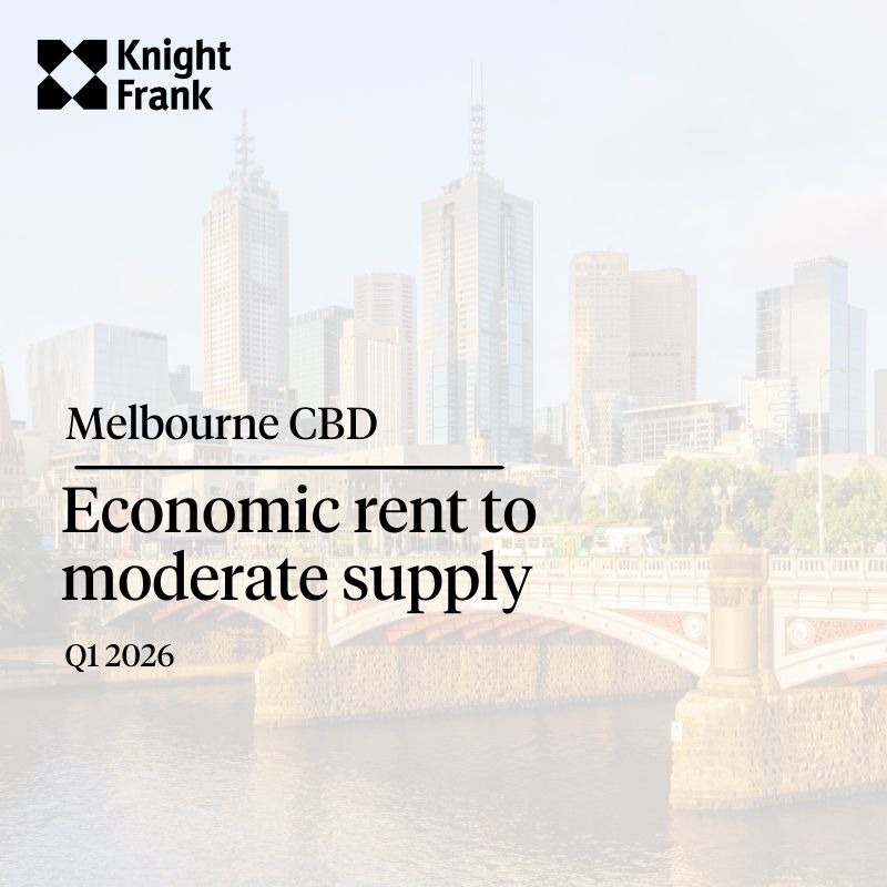 Vacancy reductions and rental growth forecast for the Melbourne CBD office market as supply dwindle