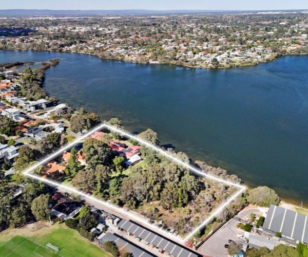Image of Landmark 2.04ha Canning River foreshore site up for sale in prestigious Salter Point